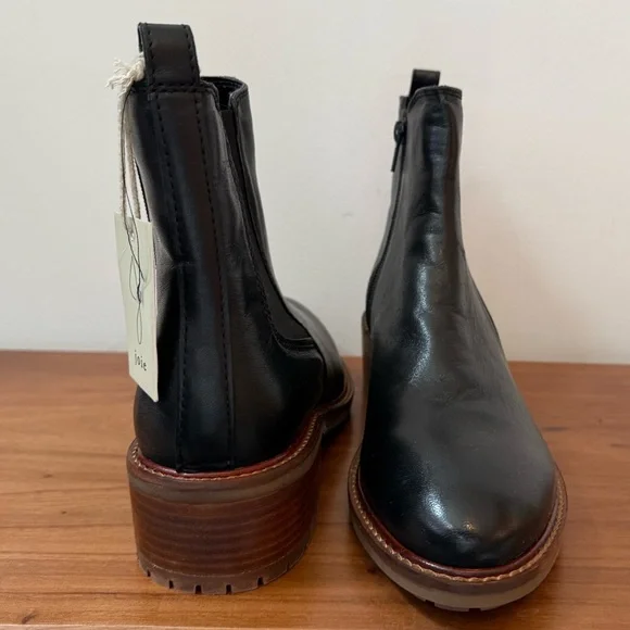 Joie Classic Black Ankle Booties - Picture 3 of 5